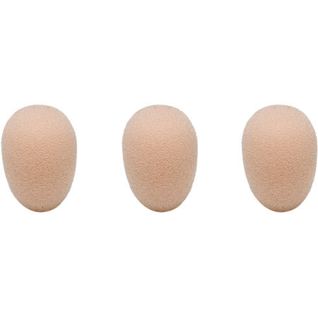 Audio-Technica AT8171 Windscreens for BP892x, BP893x & BP894x, Beige, 3-Pack
