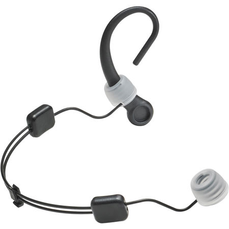 Audio-Technica AT8464X Dual-Ear Mic Adapter Kit, Black