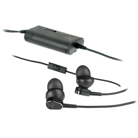 Audio-Technica ATH-ANC33iS QuietPoint In-Ear Headphones with Mic