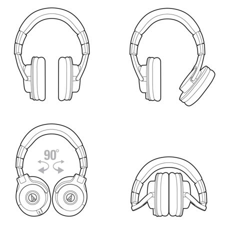 Chart Audio Technica M40x Specs Audio Technica ATH-M40x Headphones