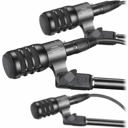 Audio-Technica ATM230 Hypercardioid Dynamic Instrument Microphone, 3 Pack