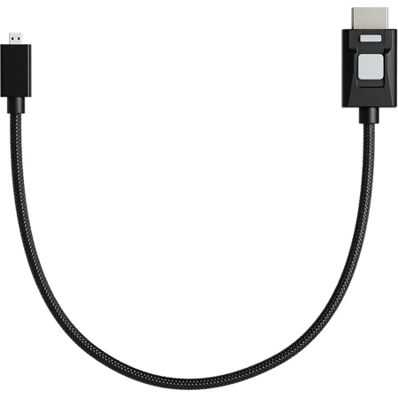 Atomos 11.8" 4K HDR High-Speed Locking HDMI Male to Micro-HDMI Male Cable, Black