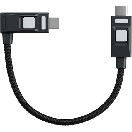 Atomos USB-C to USB-C Right Angle Locking Adapter Cable 3.9"