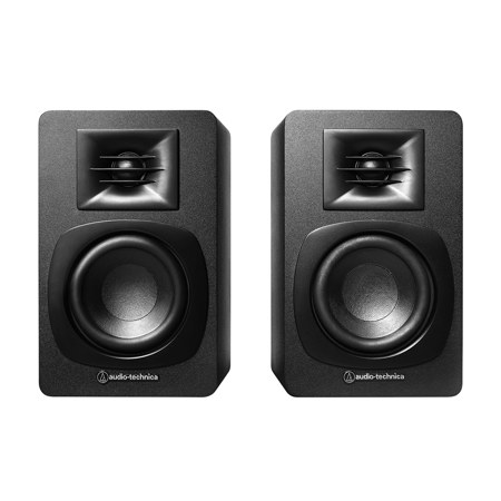 Audio-Technica AT-SP3X 30W Powered Bookshelf Speakers, Pair