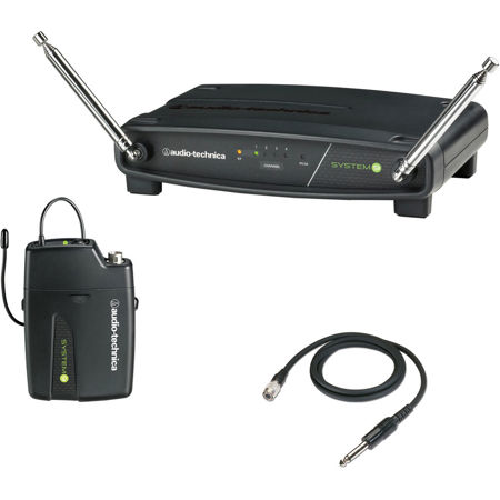 Audio-Technica System 9 ATW-901A/G Unipak System, AT-GcW Guitar/Instrument Cable