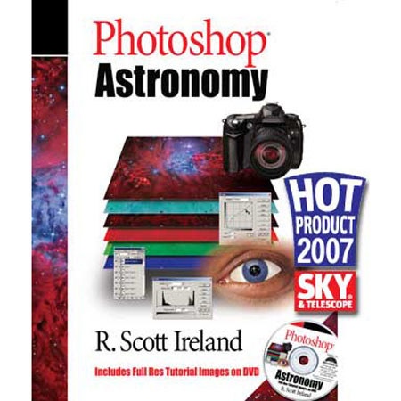 Photoshop Astronomy Softcover Book with DVD by Ireland
