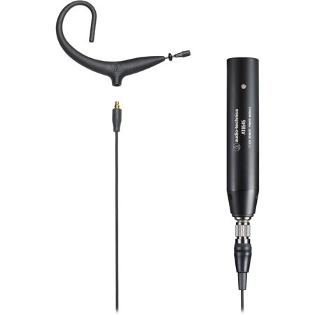 Audio-Technica BP893x MicroSet, Mic, Cable & AT8545 Power Module, -38 dB, Black