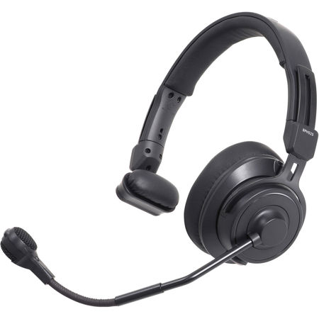 Audio-Technica Single-Ear Broadcast Headset with Hypercardioid Dynamic Boom Mic