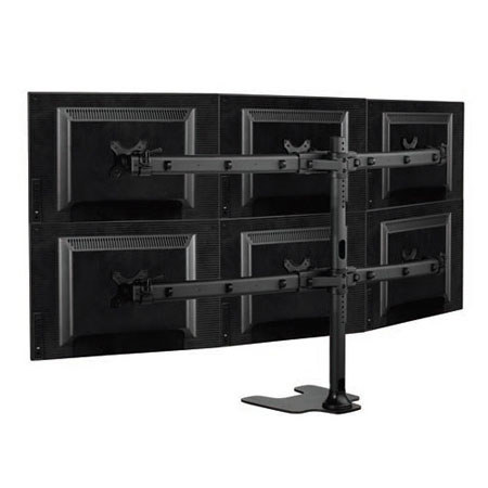 Atdec Spacedec SD-FS-H Six Monitor Desk Display Mount