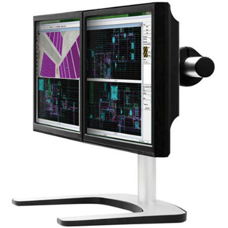 Atdec Visidec Freestanding Dual Horizontal Desk Mount