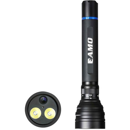 Amotech AT-FL2200 1080p Full HD Video Camera Flashlight, 90-200 Lumens