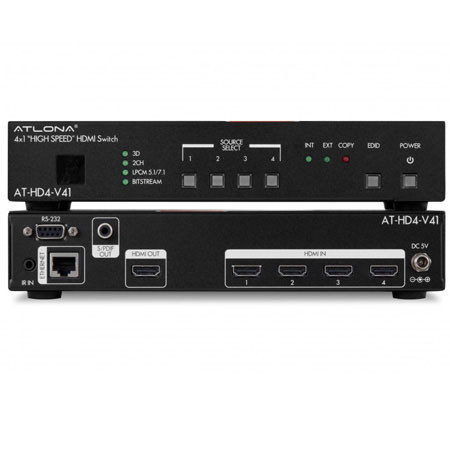 Atlona Technologies 4x1 HDMI Switcher with Auto Switching