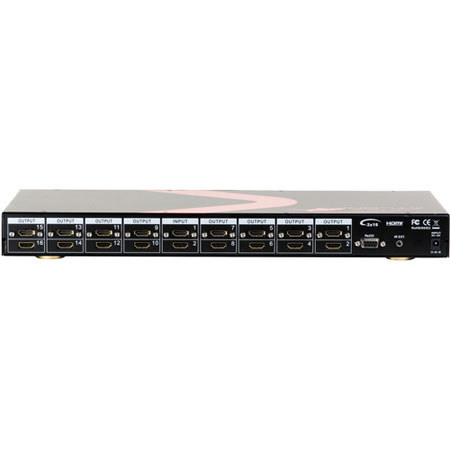 Atlona 2x16 HDMI Distribution Amplifier/Switcher, Black