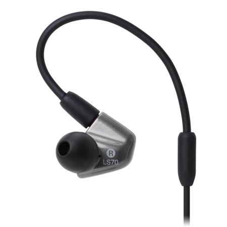 Audio-Technica ATH-LS70iS In-Ear Headphones with In-line Mic and Control