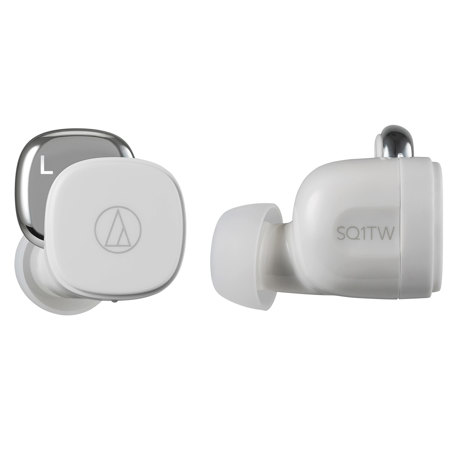 Audio-Technica ATH-SQ1TW Wireless In-Ear Headphones, White