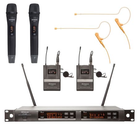 Airwave Technologies AT-4200 RENTAL PAK Turnkey 2-Channel Wireless System