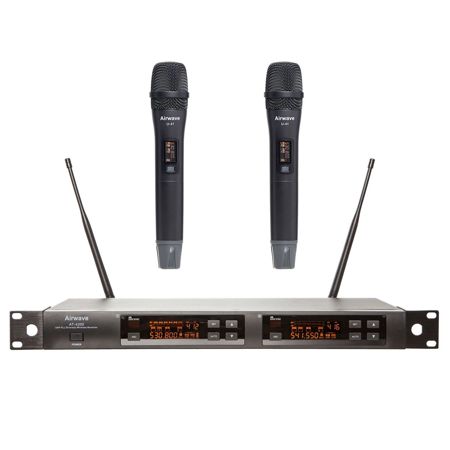 Airwave Technologies AT-4210 144 UHF 2-Ch Wireless System with 2x Handheld Mics