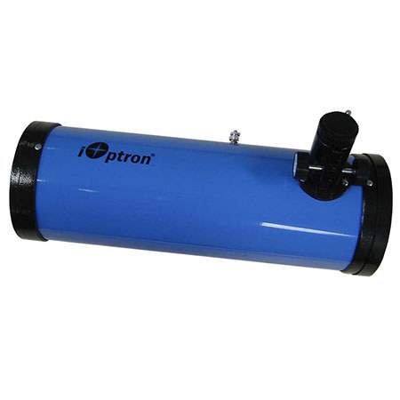 iOptron N114mm Newtonian Reflector Telescope, 1000mm Focal Length, Two Optical Eyepieces, Blue