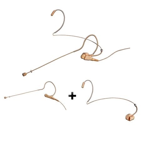 Airwave Technologies HSD-SLIMCLIP Dual-Ear Adapter, Tan