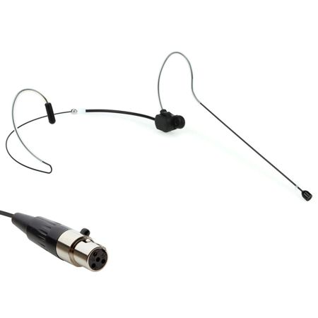 Airwave Technologies HSD-SLIMCLIP Dual-Ear Headset Mic, T4 Compatible, Black