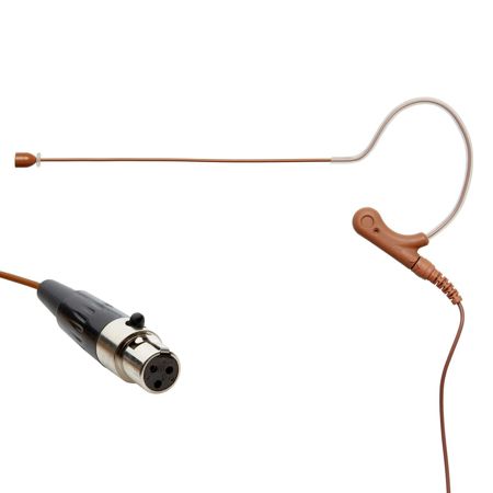 Airwave Technologies HSDSE-SLIMLINE+SE Headset Microphone, T3 Compatible, Cocoa