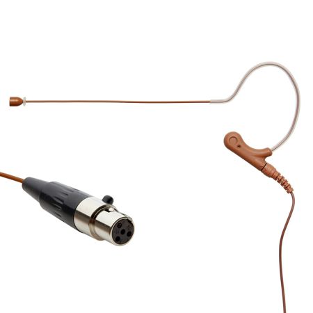 Airwave Technologies HSDSE-SLIMLINE+SE Headset Microphone, T4 Compatible, Cocoa