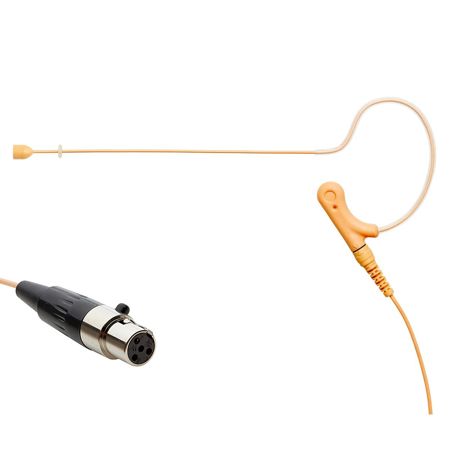 Airwave Technologies HSDSE-SLIMLINE+SE Headset Microphone, T4 Compatible, Tan