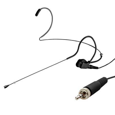Airwave Technologies HSD-TITANIUM SLIM CLIP Dual Ear Headset Microphone,S8,Black
