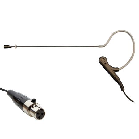 Airwave Technologies HSD-TITANIUM Single Ear Headset Microphone, T3, Black