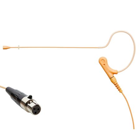 Airwave Technologies HSD-TITANIUM Single Ear Headset Microphone, T3, Tan