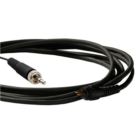 Airwave Technologies Pro Replacement Detachable Cable for HSD-SLIMLINE+ & TITANIUM Microphones, S8 Sennheiser, Black