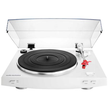 Audio-Technica AT-LP3 Fully Automatic Belt-Drive Stereo Turntable, White