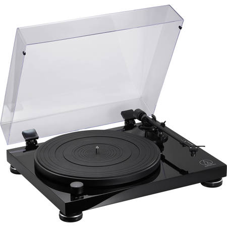 Audio-Technica AT-LPW50PB Fully Manual Belt-Drive Two-Speed Stereo Turntable
