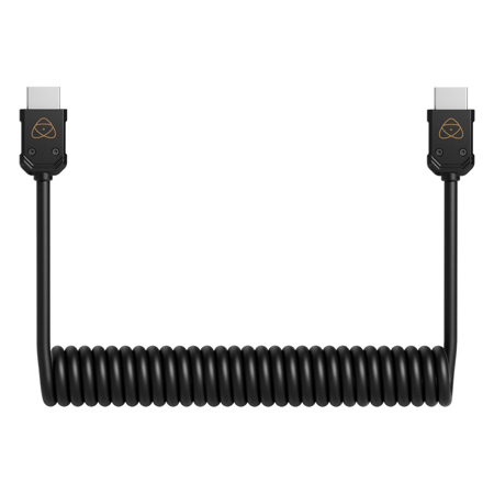 Atomos 17.7" 4K HDMI to HDMI Coiled Cable, Black