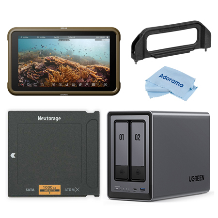Atomos Ninja V 5" Touchscreen Recording Monitor W/Atomos Power Kit/SSDmini 1TB