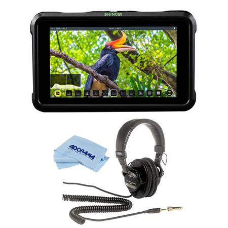 Atomos Shinobi 5.2"IPS Touchscreen Full HD HDR Monitor W/Sony MDR-7506