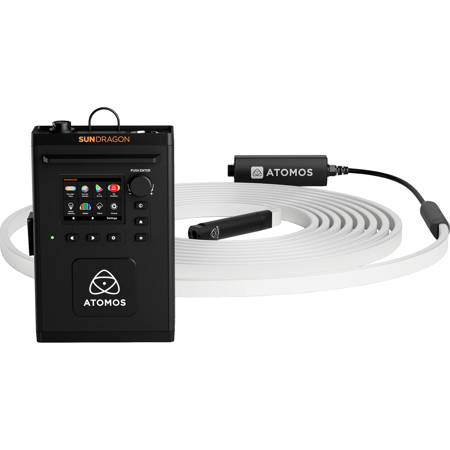 Atomos Sun Dragon 16' 80W RGBAW LED Strip Light with Magnetic Diffuser White