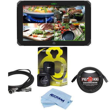 Atomos Sumo 19" Monitor with i1Display Pro Calibrator, and HD-SDI & XLR Cables