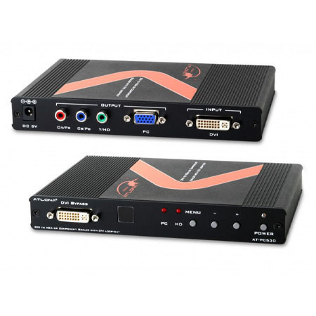 Atlona DVI to VGA / Component Scaler with DVI Loop-out