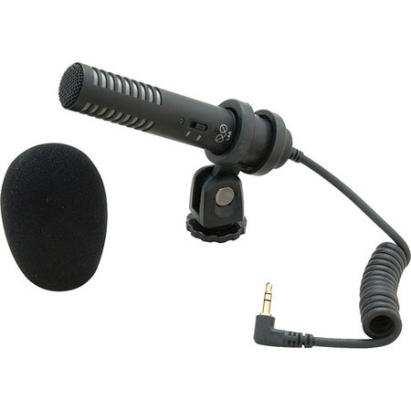 Audio-Technica Pro-24CM Stereo Condenser Microphone with Camera Shoe Mount