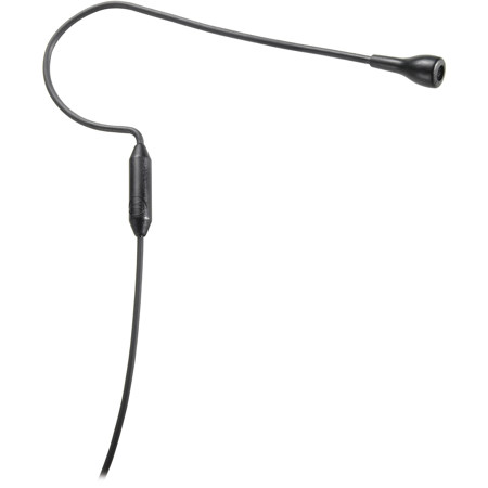 Audio-Technica Omnidirectional Headworn Mic, 4-Pin Locking cH-Style, Black