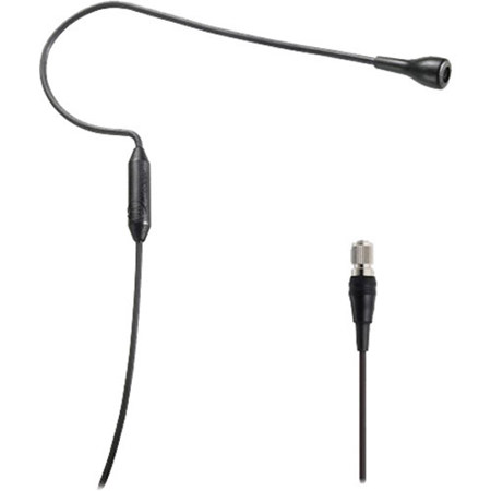 Audio-Technica Omnidirectional Headworn Mic, 4-Pin Locking cH-Style, Black
