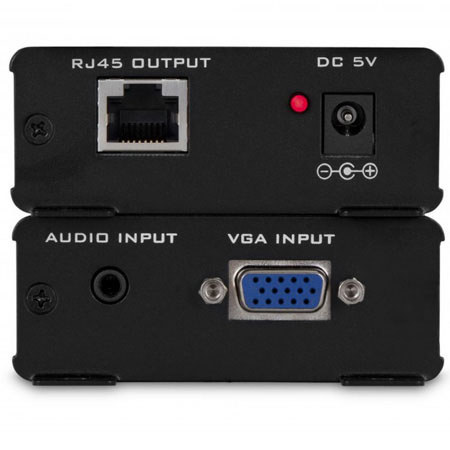 Atlona VGA with Stereo Audio Extender Kit Over Single CAT5/6/7