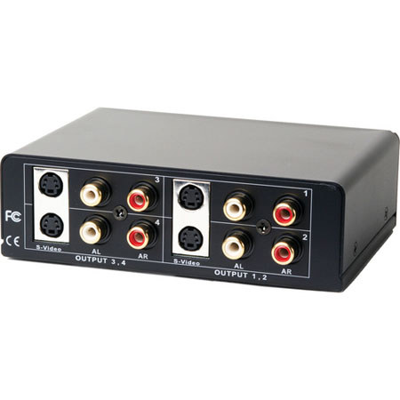 Atlona 1x4 S-Video & Audio Distribution Amplifier