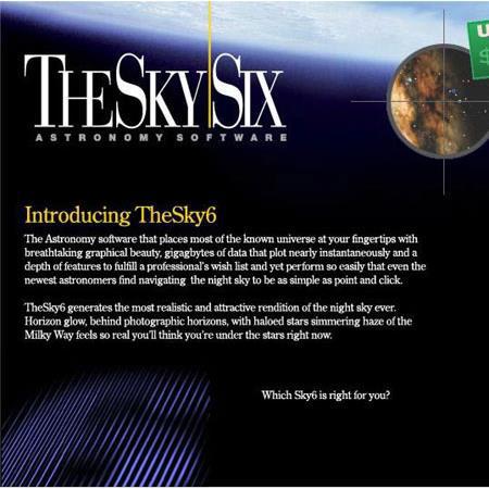 Software Bisque 'The Sky 6 Serious Astronomer' Software
