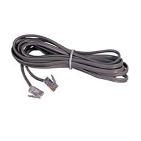 AT&T 14' Telephone Line Cord, Satin Silver