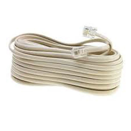 AT&T 25' Telephone Line Cord, Ivory