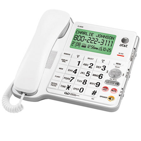 AT&T CL4939 Corded Answering System with Caller ID/Call Waiting