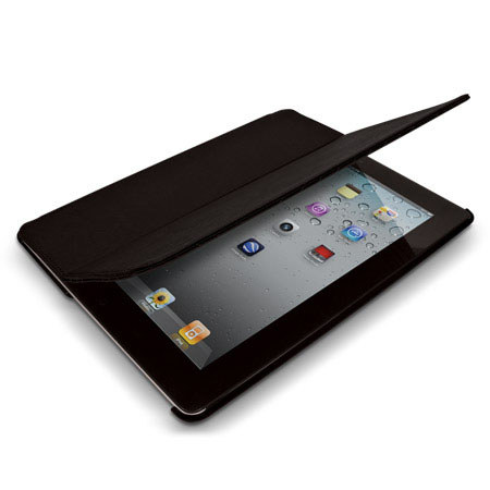 AT&T Booklet Folio Leather Case for iPad 3, Black