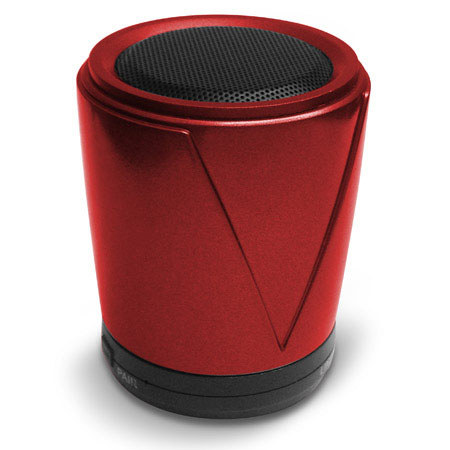 AT&T PWS-01 Hot Joe Portable Mini Bluetooth Speaker, Red